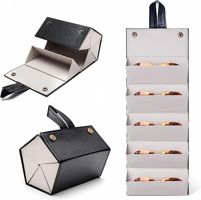 Ticacos Travel Sunglasses Organizer, Sunglasses Travel Case for Multiple Pairs, Multiple Glasses Travel Case for Women, Men - Image 1